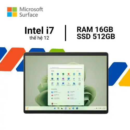 surface pro 9 i7 16gb 512gb màu forest
