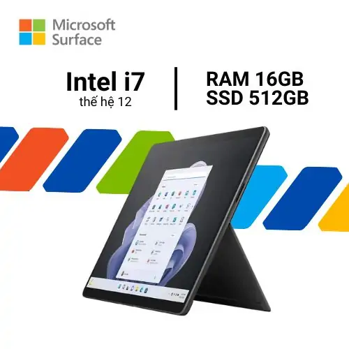 surface pro 9 i7 16gb 512gb màu graphite