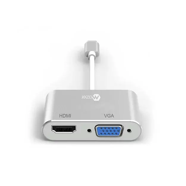 Hub chuyển đổi Mazer Mini Displayport to HDMI + VGA