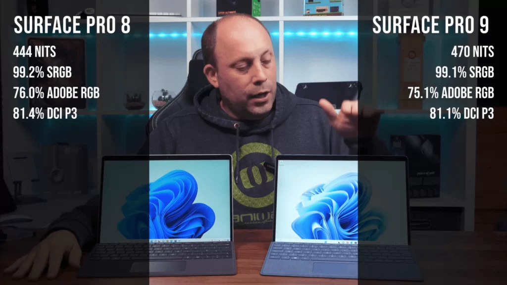 So sánh Surface Pro 9 và Surface Pro 8