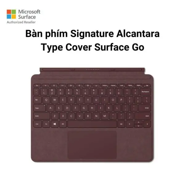 Bàn phím Signature Alcantara Type Cover Surface Go Burgundy