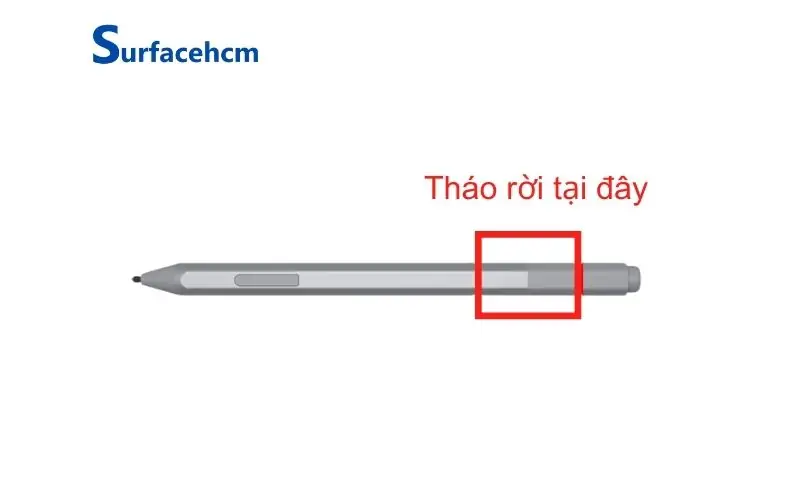 Cách thay pin cho Surface Pen