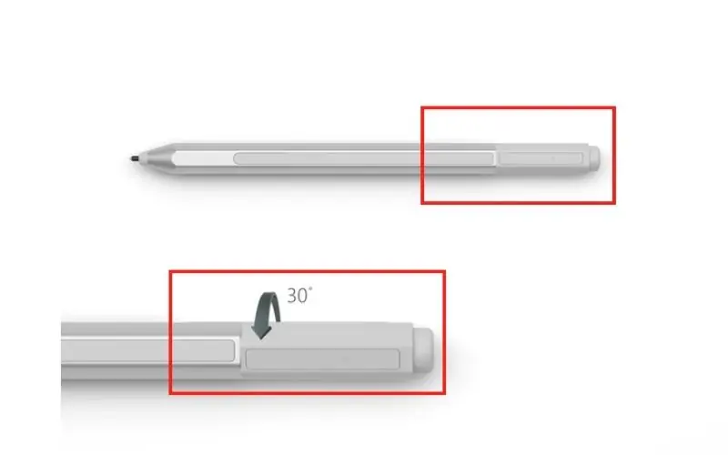 Các thao tác thực hiện thay pin cho Surface Pen