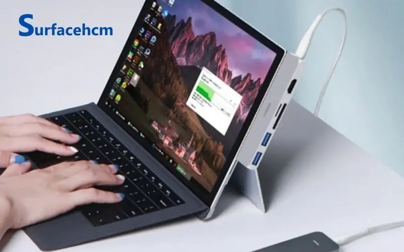 Kết nối Surface với máy chiếu bằng cổng chuyển đổi