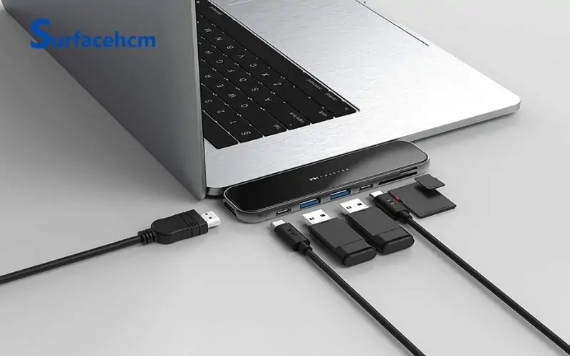 Thao tác kết nối Surface với màn hình