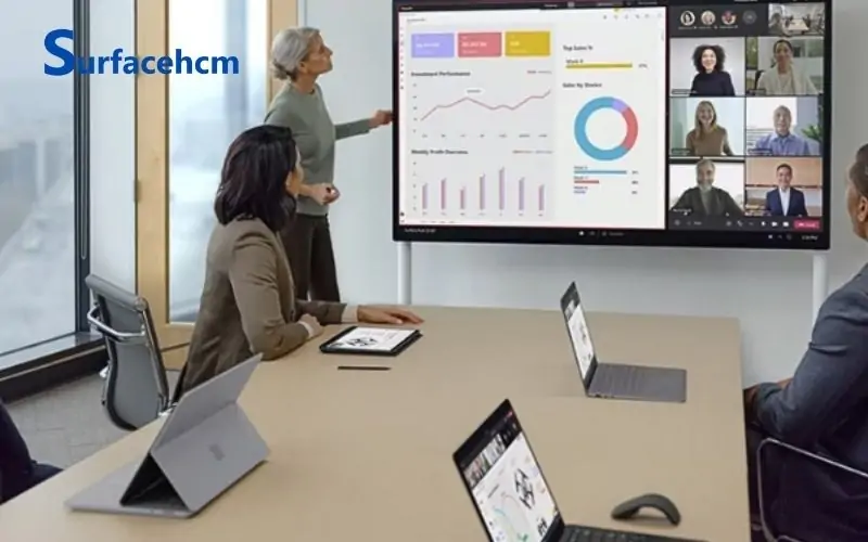 Sử dụng màn hình làm việc trên Surface