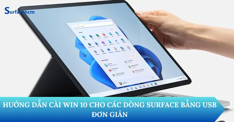 cài win 10 surface
