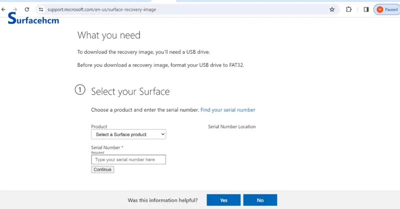 file cài win 10 surface pro