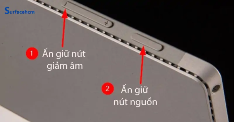 Menu Boot trên surface