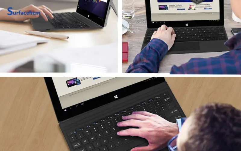 Surface Pro 7 Plus khi kết hợp phụ kiện Surface