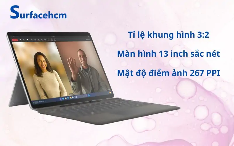 Màn hình 13 inch sắc nét, độ phân giải cao