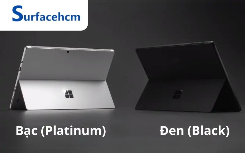 surface pro 10 platinum và black