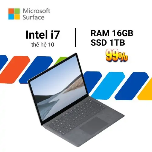 Surface Laptop 3 I7 16GB 1TB cũ