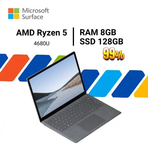 Surface Laptop 4 AMD Ryzen 5 8GB 128GB cũ