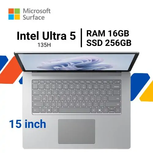 Surface Laptop 6 Intel Ultra 5 135H 16GB 256GB 15"