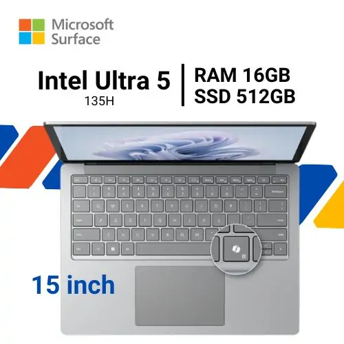 Surface Laptop 6 Intel Ultra 5 135H 16GB 512GB 15"