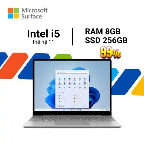 Surface Laptop Go 2 i5 8GB 256GB cũ Platinum