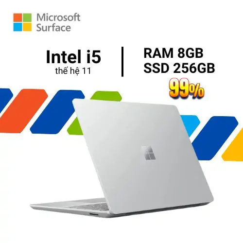 Surface Laptop Go 2 i5 8GB 256GB cũ Platinum