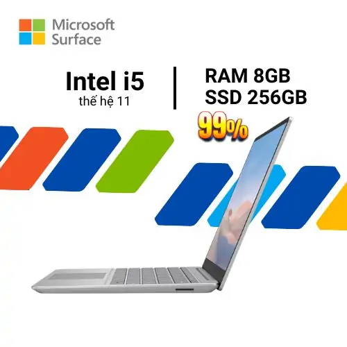 Surface Laptop Go 2 i5 8GB 256GB cũ Platinum