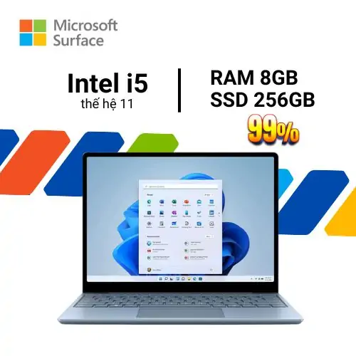 Surface Laptop Go 2 i5 8GB 256GB cũ ice blue
