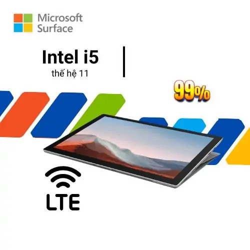 Surface Pro 7 Plus LTE I5 16GB 256GB cũ