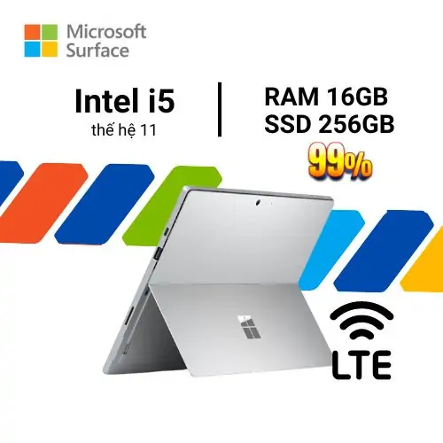 Surface Pro 7 Plus LTE I5 16GB 256GB cũ