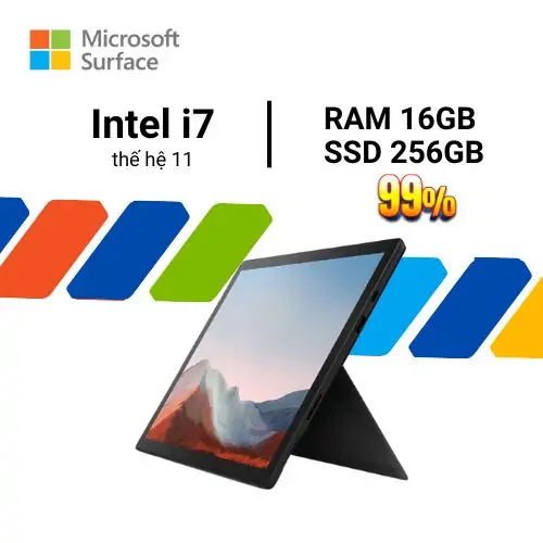 Surface Pro 7 Plus I7 16GB 256GB cũ