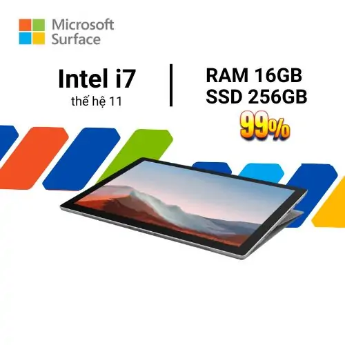 Surface Pro 7 Plus I7 16GB 256GB cũ