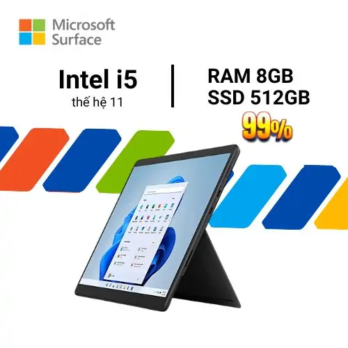 Surface Pro 8 I5 8GB 512GB cũ