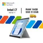 Surface Pro 8 I7 16GB 512GB cũ