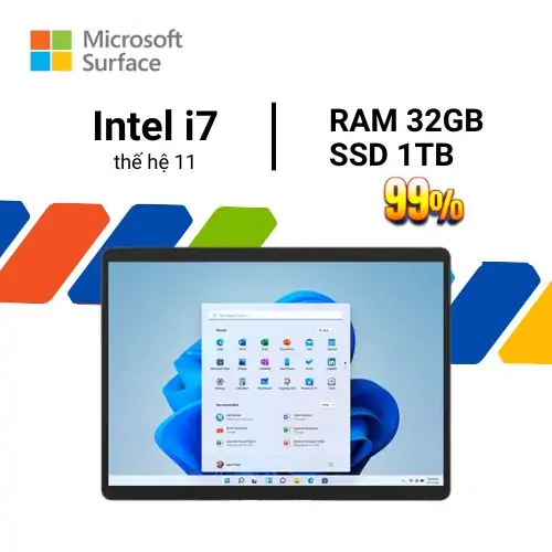 Surface Pro 8 I7 32GB 1TB cũ