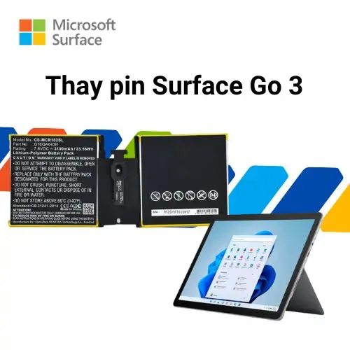 Thay pin Surface Go 3