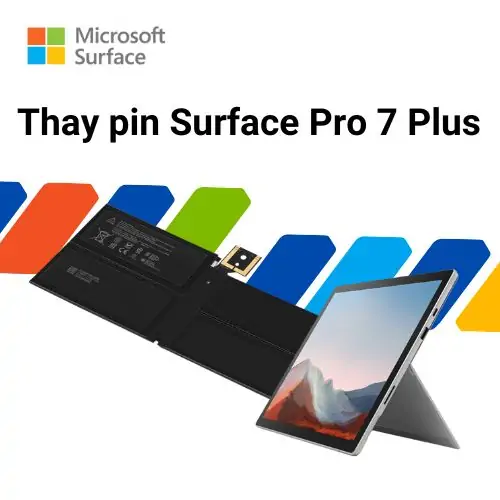 Thay pin Surface Pro 7 plus