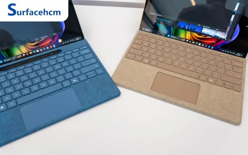 Bàn phím và bút trên Surface Pro 11