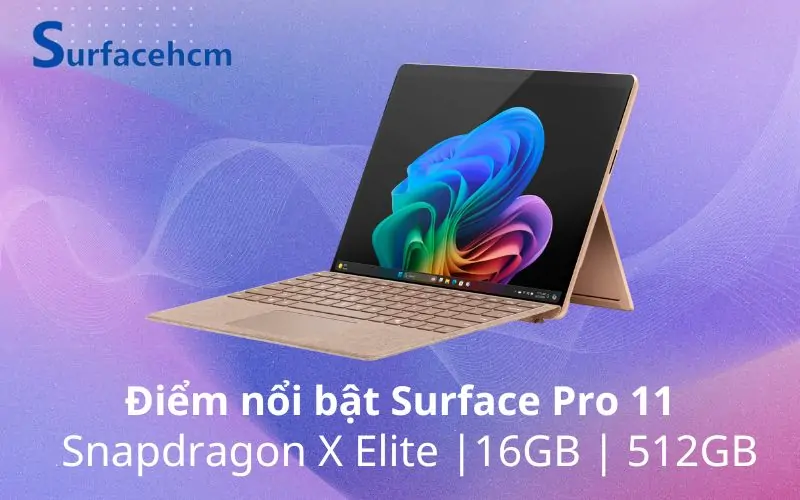 Surface Pro 11 Snapdragon X Elite 16GB 512GB