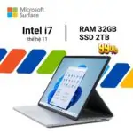 Surface Laptop Studio 1 I7 32GB 2TB cũ