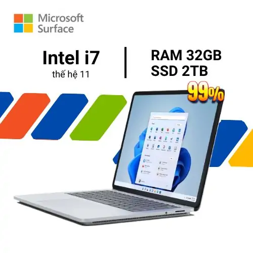 Surface Laptop Studio 1 I7 32GB 2TB cũ