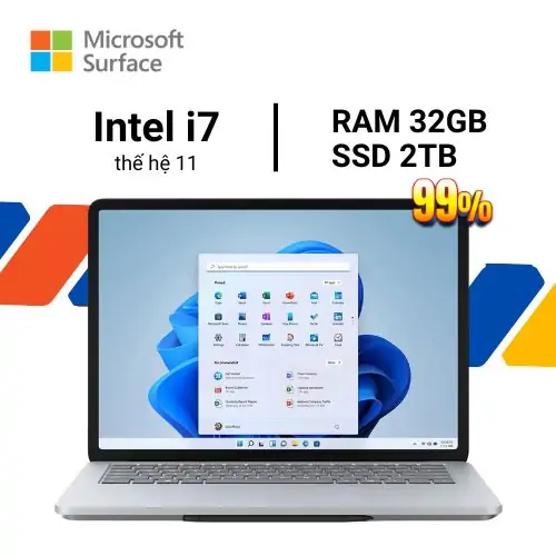 Surface Laptop Studio 1 I7 32GB 2TB cũ