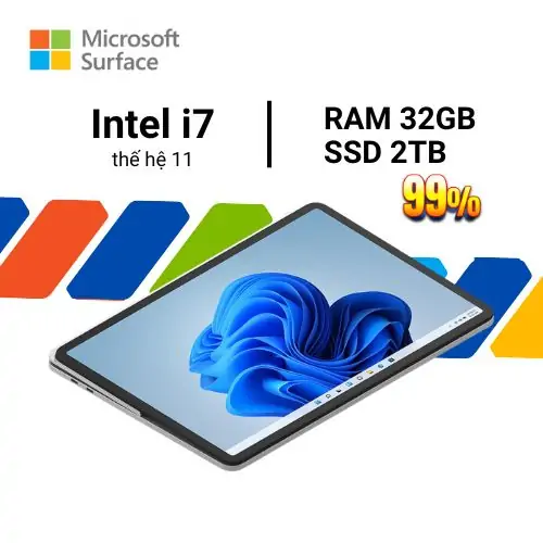 Surface Laptop Studio 1 I7 32GB 2TB cũ