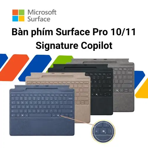 Bàn phím Surface Pro 10/Pro 11 Signature Copilot