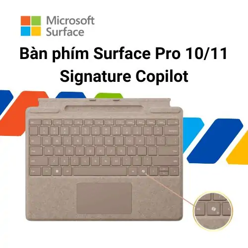 Bàn phím Surface Pro 10/Pro 11 Signature Copilot