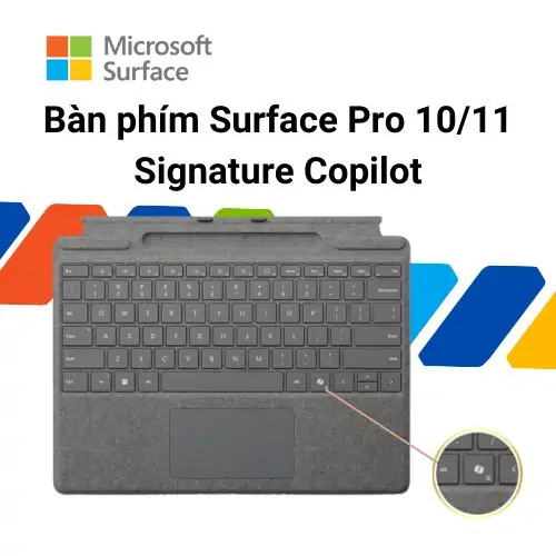 Bàn phím Surface Pro 10/Pro 11 Signature Copilot