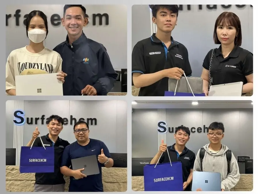 khách hàng tại SurfaceHCM