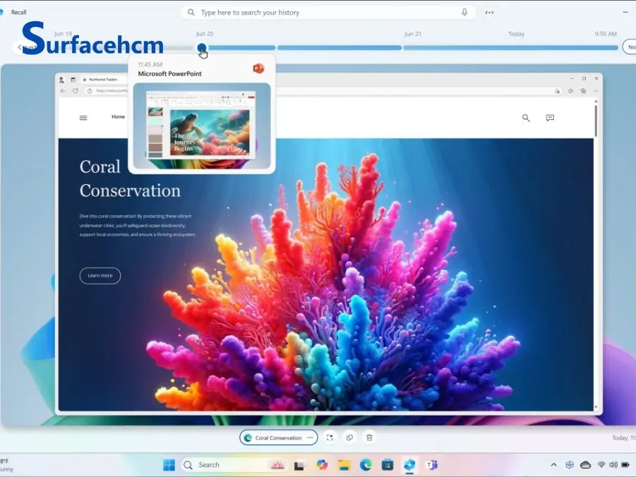Tính năng AI Recall