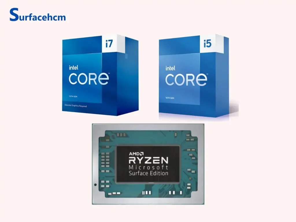 Chip Intel Core và AMD Ryzen