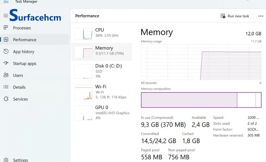 Kiểm tra CPU, RAM, ổ cứng và GPU