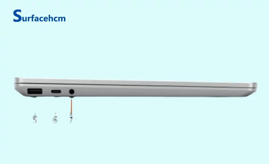 Cổng kết nối USB-C, USB-A, Surface Connect