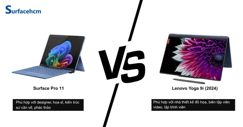 nen mua surface pro 11 hay lenovo yoga 9i