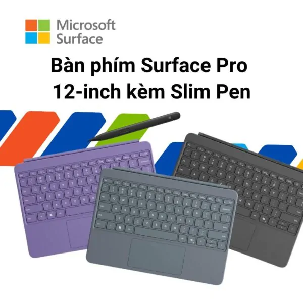 Bàn Phím Surface Pro 12 inch with Slim Pen 2 Chính Hãng