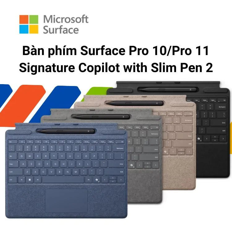 ban phim surface pro 10 11 signature copilot slim pen 2